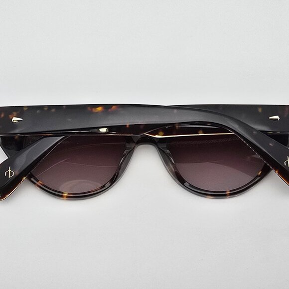 Rag & Bone RNB1012/S Dark Havana Frame Brown Gradient Flat Lens Sunglasses 49mm main image 7